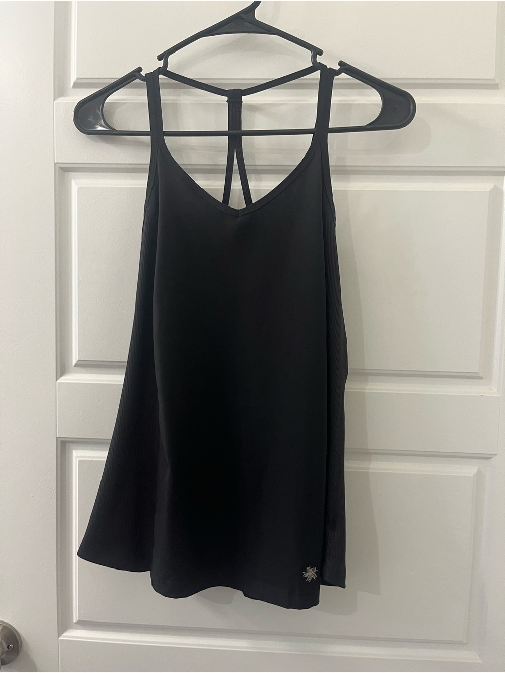 tek gear Black V-Neck Strappy Back Cami